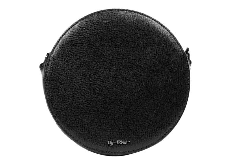 OFF-WHITE Diag Round Bag Black/White