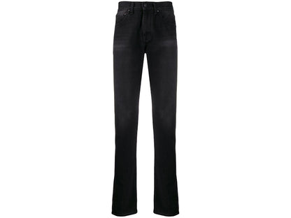 OFF-WHITE Diag Slim Fit Denim Jeans Jeans Black/White