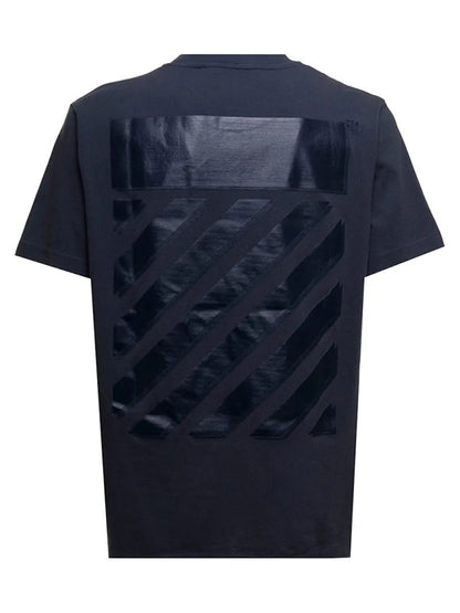 OFF-WHITE Diag Tab T-Shirt Space Out Blue