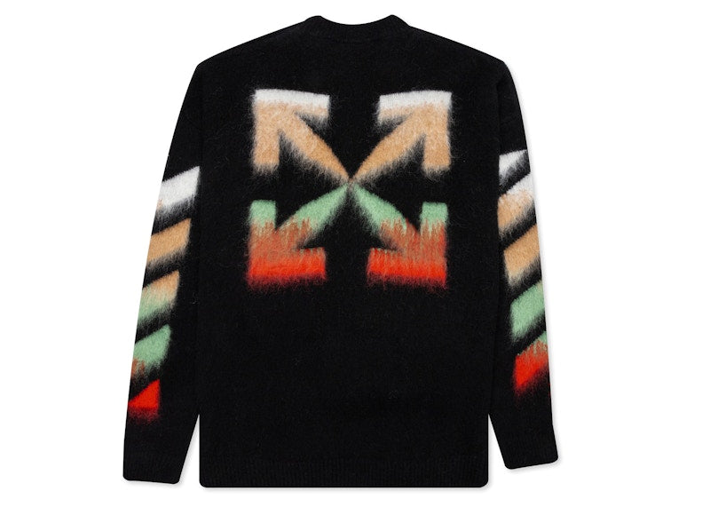 OFF-WHITE Diagonal Arrows Motif Sweater Black