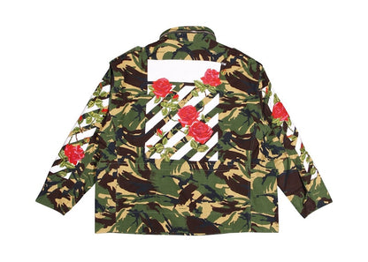 OFF-WHITE Diagonal Rose Stripes M65 Jacket Camo