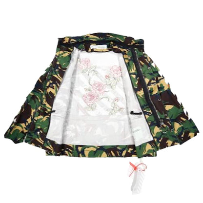 OFF-WHITE Diagonal Rose Stripes M65 Jacket Camo