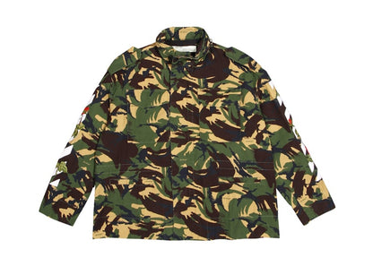 OFF-WHITE Diagonal Rose Stripes M65 Jacket Camo