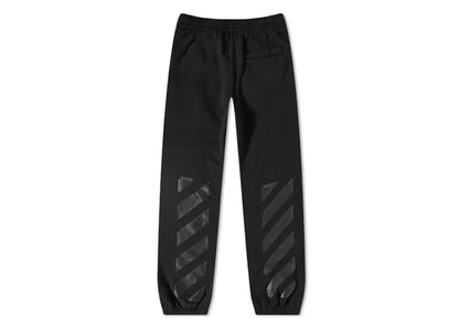 OFF-WHITE Diagonal Tab Slim Sweatpants Black/Black