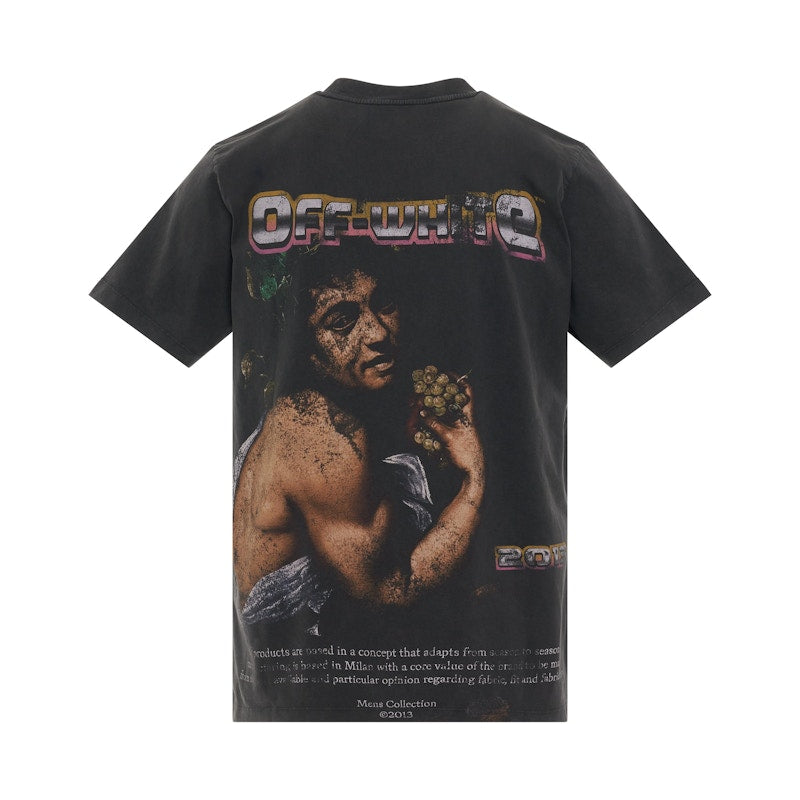 OFF-WHITE Digit Bacchus Slim S/S T-Shirt Black