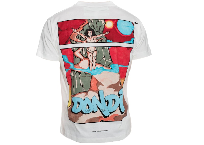OFF-WHITE Dondi Graffic White Print 2/5 T-shirt White