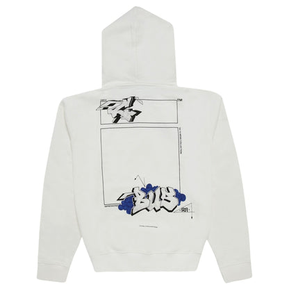OFF-WHITE Dondi White Bus Graffiti Hoodie White/Multicolor