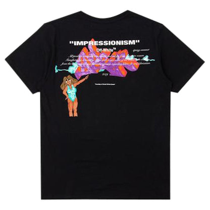 OFF-WHITE Dondi White Woman T-shirt Black/Multicolor