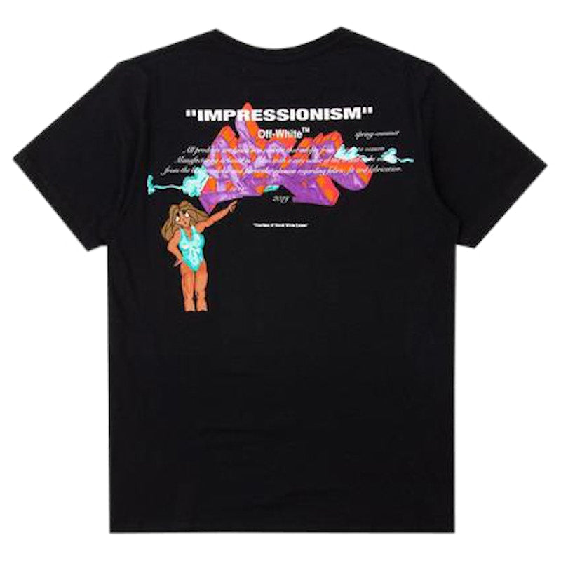 OFF-WHITE Dondi White Woman T-shirt Black/Multicolor