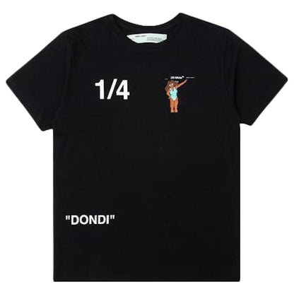 OFF-WHITE Dondi White Woman T-shirt Black/Multicolor