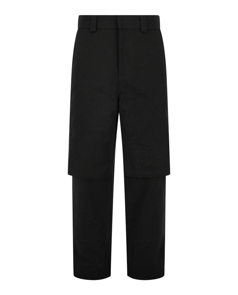 OFF-WHITE Double Layer Carpenter Pants Black