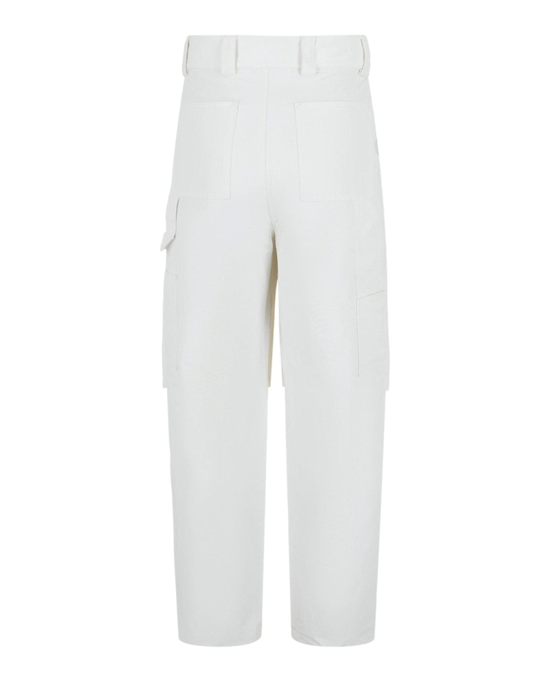 OFF-WHITE Double Layer Carpenter Pants White