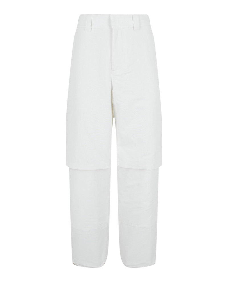 OFF-WHITE Double Layer Carpenter Pants White