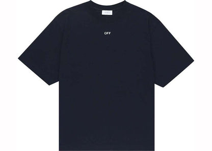 OFF-WHITE Double Moon Arrow S/S Tee Navy/White