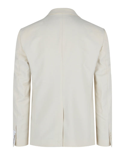 OFF-WHITE Double Pap 2butt Drill Blazer White