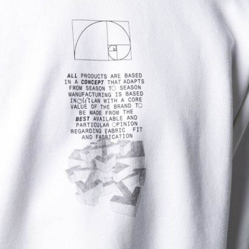 OFF-WHITE Dripping Arrows Incompiuto Sweatshirt White