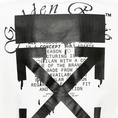 OFF-WHITE Dripping Arrows Incompiuto Sweatshirt White