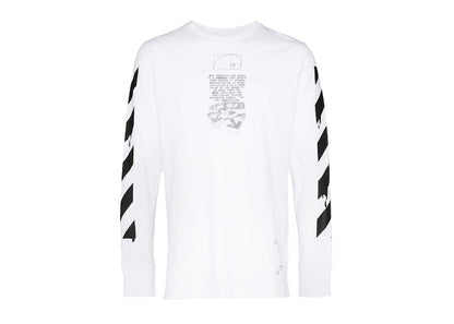 OFF-WHITE Dripping Arrows Print Cotton T-Shirt White