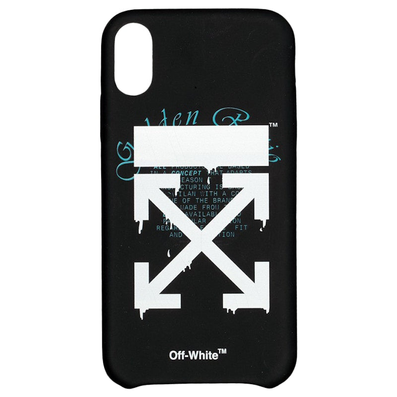 OFF-WHITE Dripping iPhone XR Case Black/White