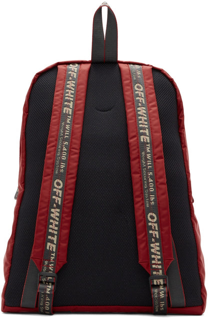 OFF-WHITE Easy Backpack Red Black