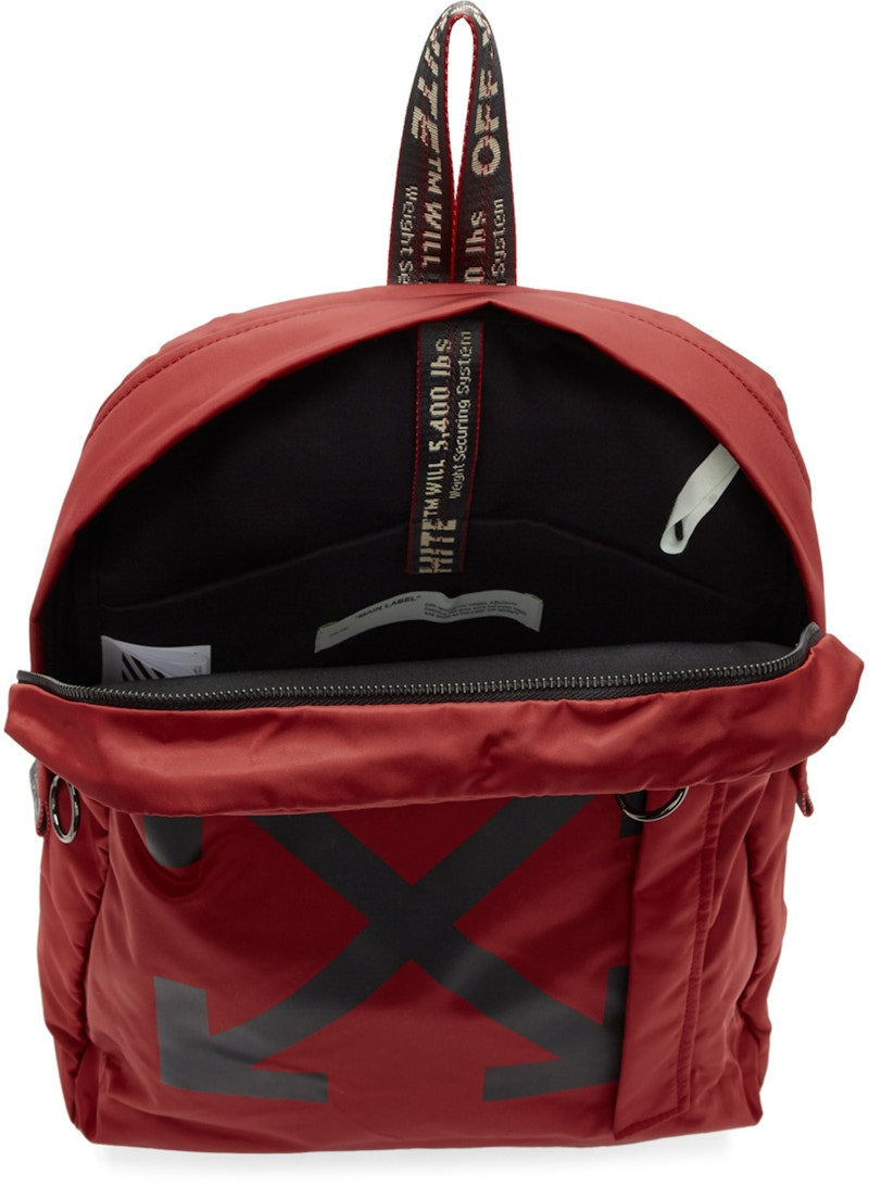 OFF-WHITE Easy Backpack Red Black