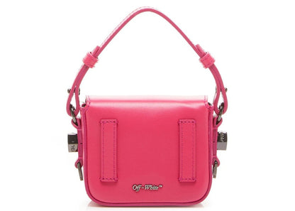 OFF-WHITE Elite Top Handle Leather Baby Pink