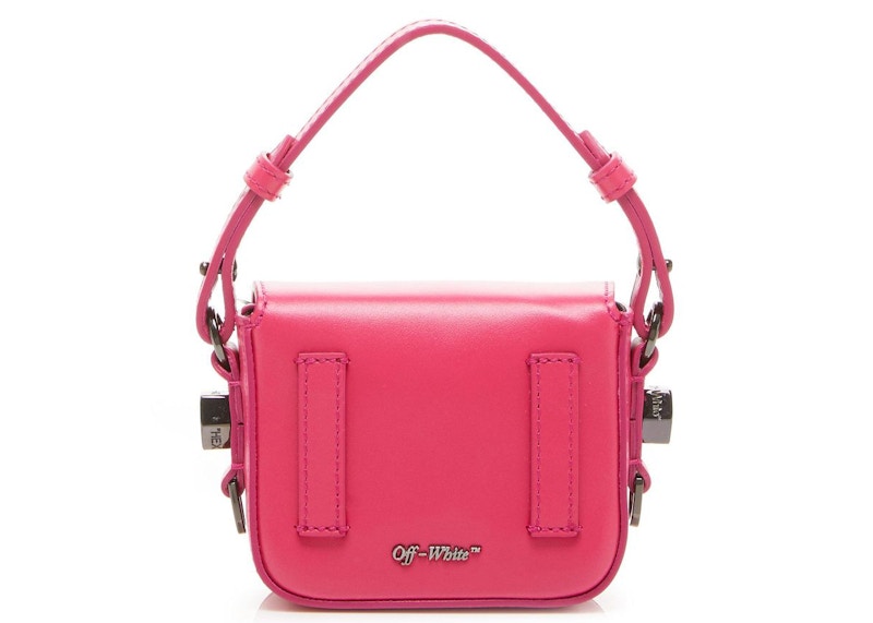 OFF-WHITE Elite Top Handle Leather Baby Pink