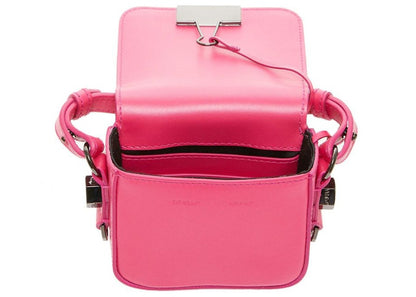 OFF-WHITE Elite Top Handle Leather Baby Pink