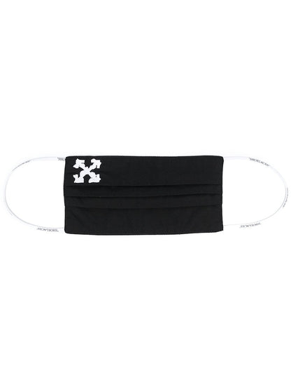 OFF-WHITE Embroidered Arrows Mask/Bag Black/White