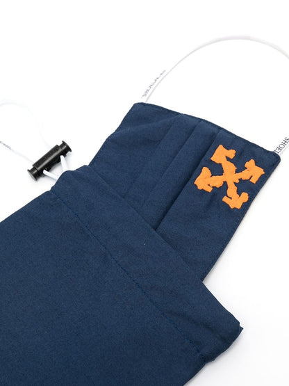 OFF-WHITE Embroidered Arrows Mask/Bag Blue/Orange