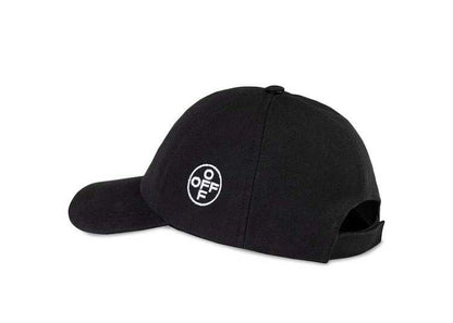 OFF-WHITE Embroidered Logo Baseball Cap Black