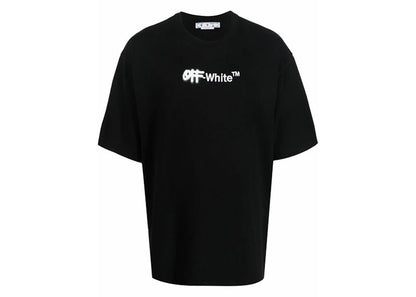 OFF-WHITE Embroidered Spray Helvetica Skate Tee Black/White