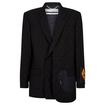 OFF-WHITE Equipment Pocket Blazer Jacket Black/Multicolor