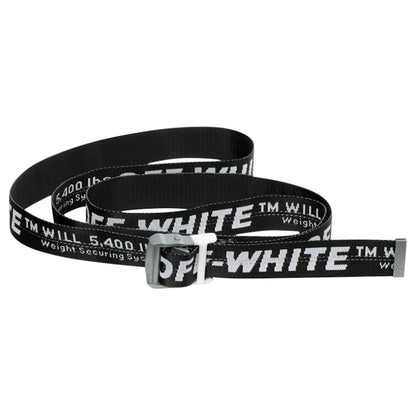 OFF-WHITE Exclusive Industrial Belt (SS19) Black/White