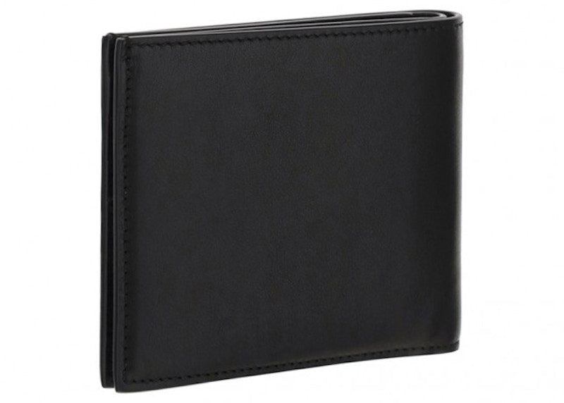 OFF-WHITE "FOR MONEY" Printed Bi-Fold Wallet (8 Card Slots) Black