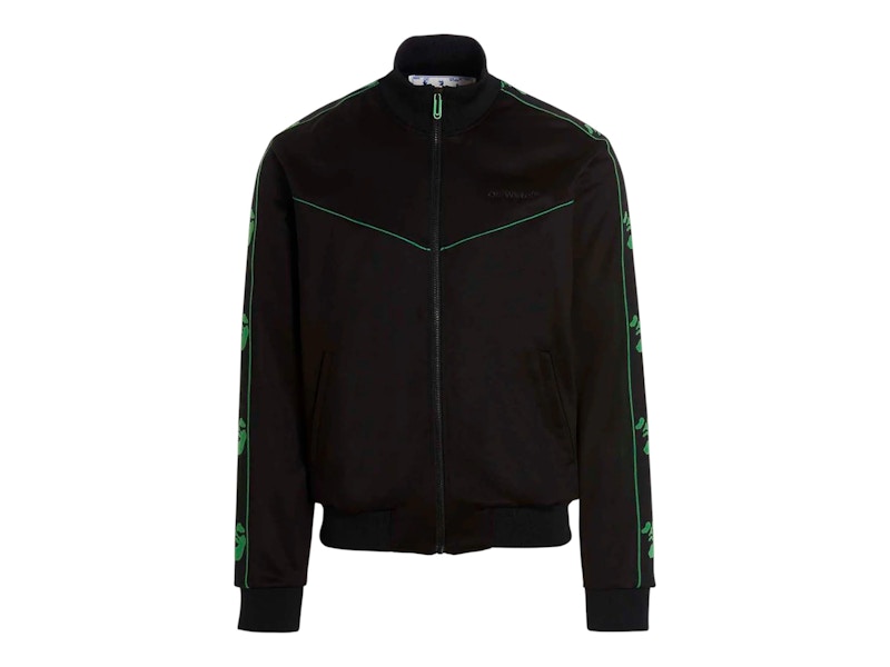 OFF-WHITE Face Band Slim Tracktop Jacket Black