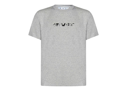 OFF-WHITE Faces Slim Fit Tee Grey