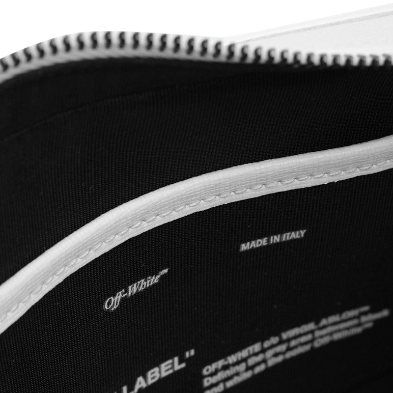 OFF-WHITE Fannypack Diag White Black Yellow