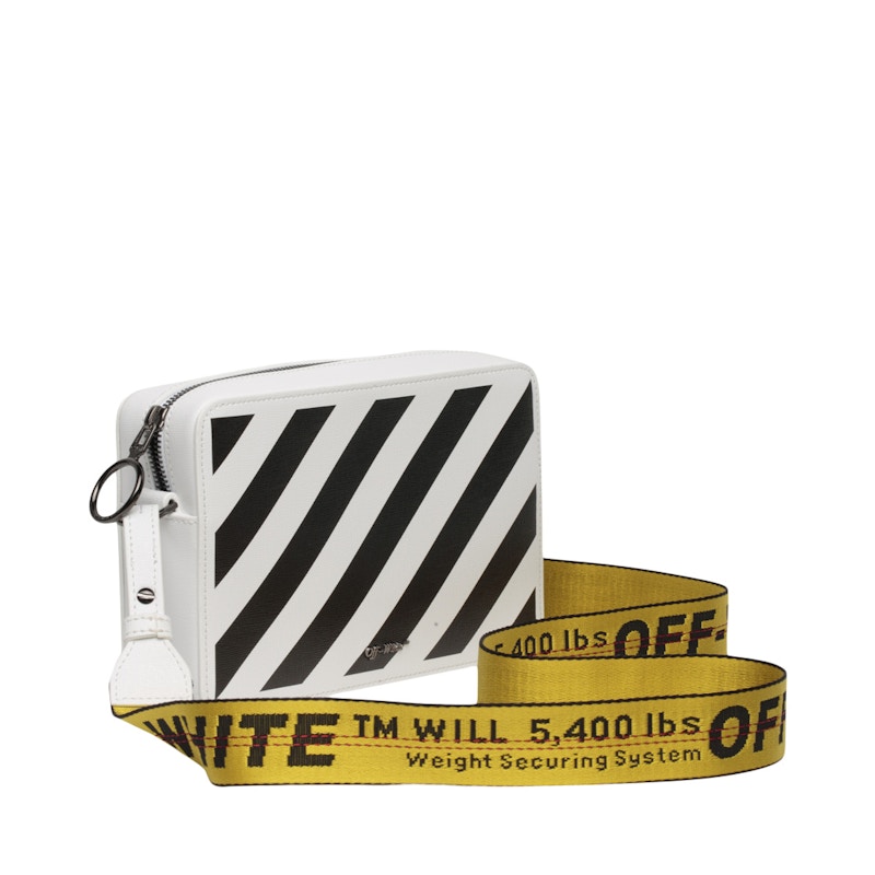 OFF-WHITE Fannypack Diag White Black Yellow