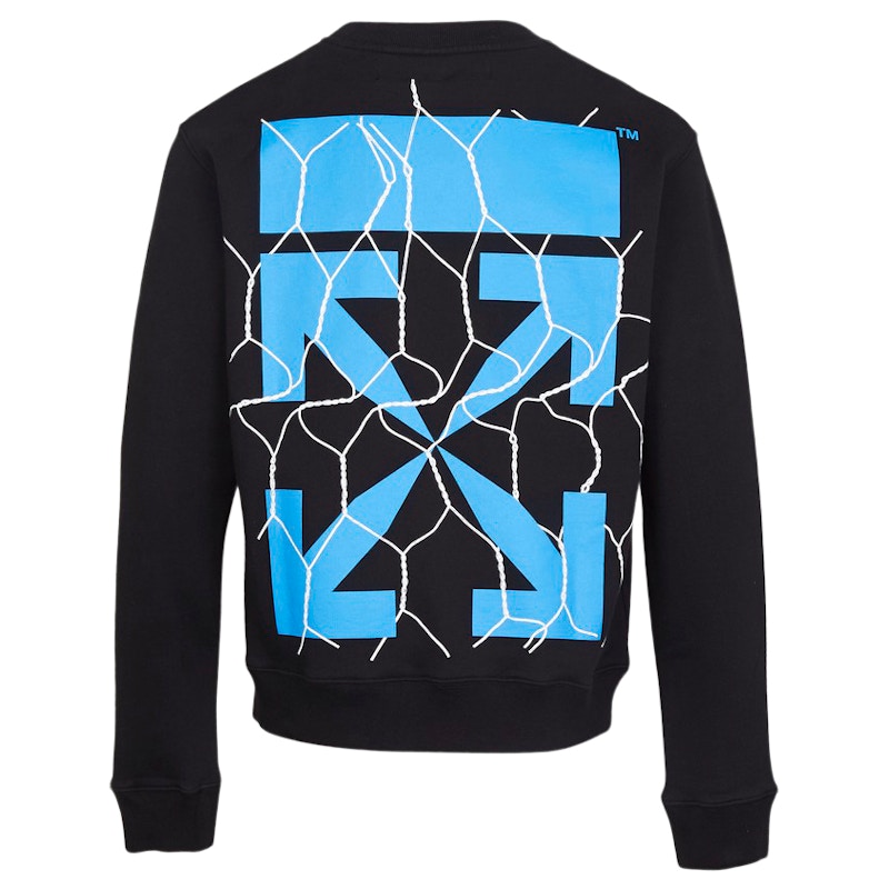 OFF-WHITE Fence Arrows Sweatshirt Black/Blue