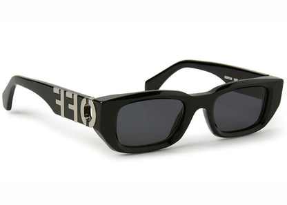 OFF-WHITE Fillmore Square Sunglasses Black/Dark Grey (OERI124S24PLA0011007-FR)