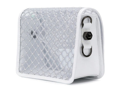 OFF-WHITE Flap Bag PVC Net White/Clear
