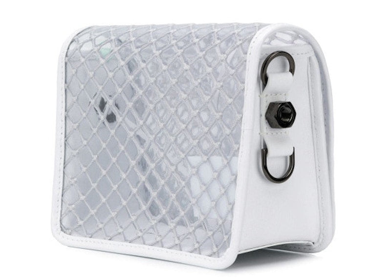 OFF-WHITE Flap Bag PVC Net White/Clear