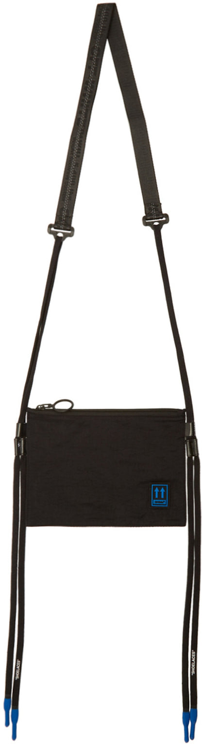 OFF-WHITE Flat Crossbody Bag Black