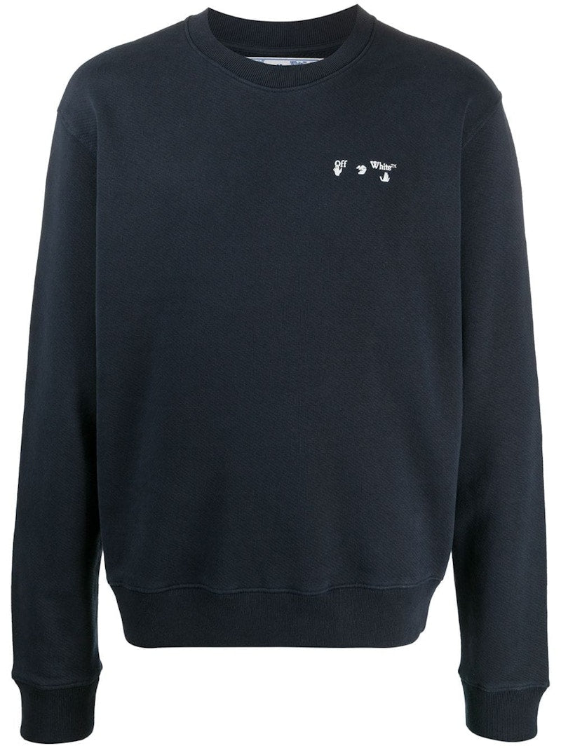 OFF-WHITE Flim Fit Logo Sweatshirt Black/White