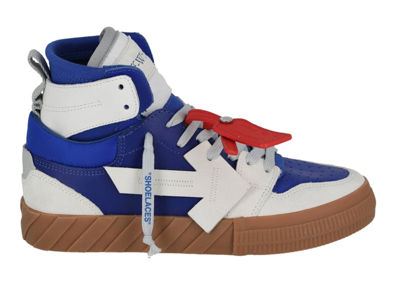 OFF-WHITE Floating Arrow High-Top Sneaker White Blue