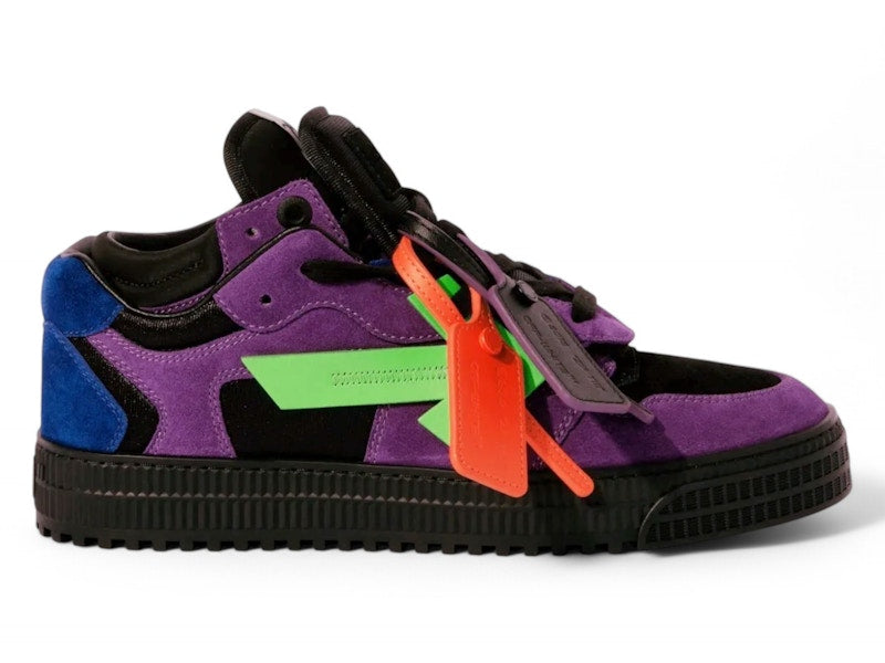 OFF-WHITE Floating Arrow Purple Neon Green Navy Blue