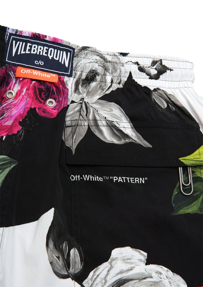 OFF-WHITE Floral Print Swim Shorts Multicolor