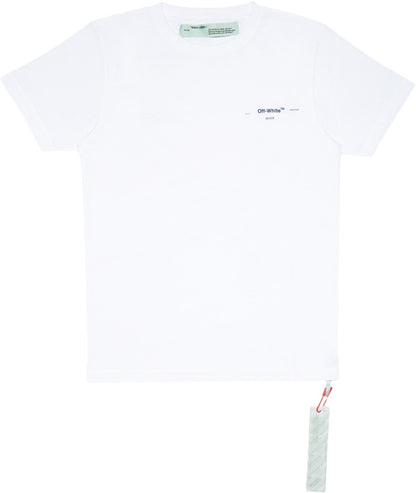 OFF-WHITE Gente Roma Graphic Water T-shirt White/Multicolor