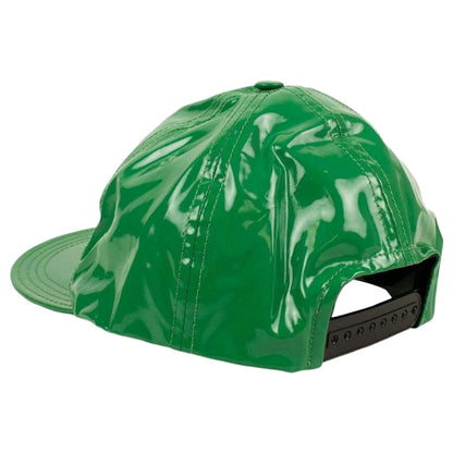 OFF-WHITE Glossy Patch Logo Baseball Hat Green